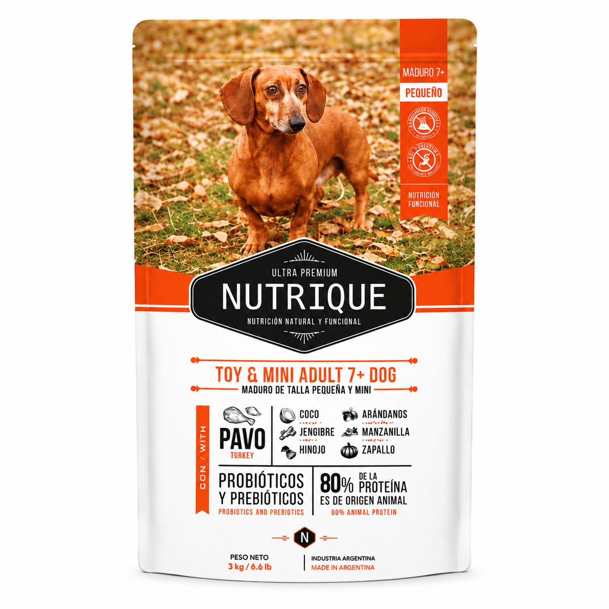 Vitalcan Nutrique - Pavo Perro Senior Raza Pequeña