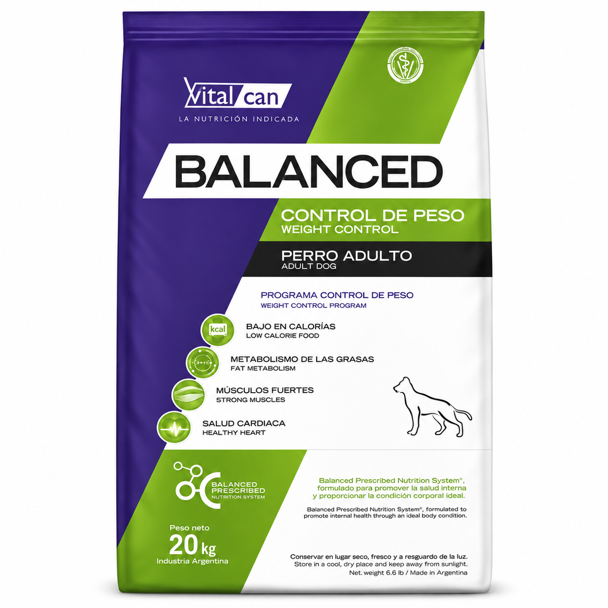 Vitalcan - Balanced Control Peso Perro Adulto