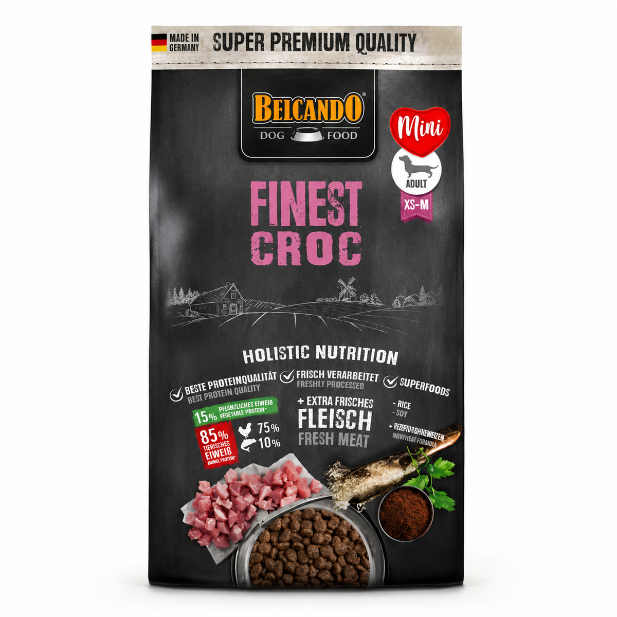 Belcando - Finest Croc Perro Adulto Razas Pequeñas y Medianas