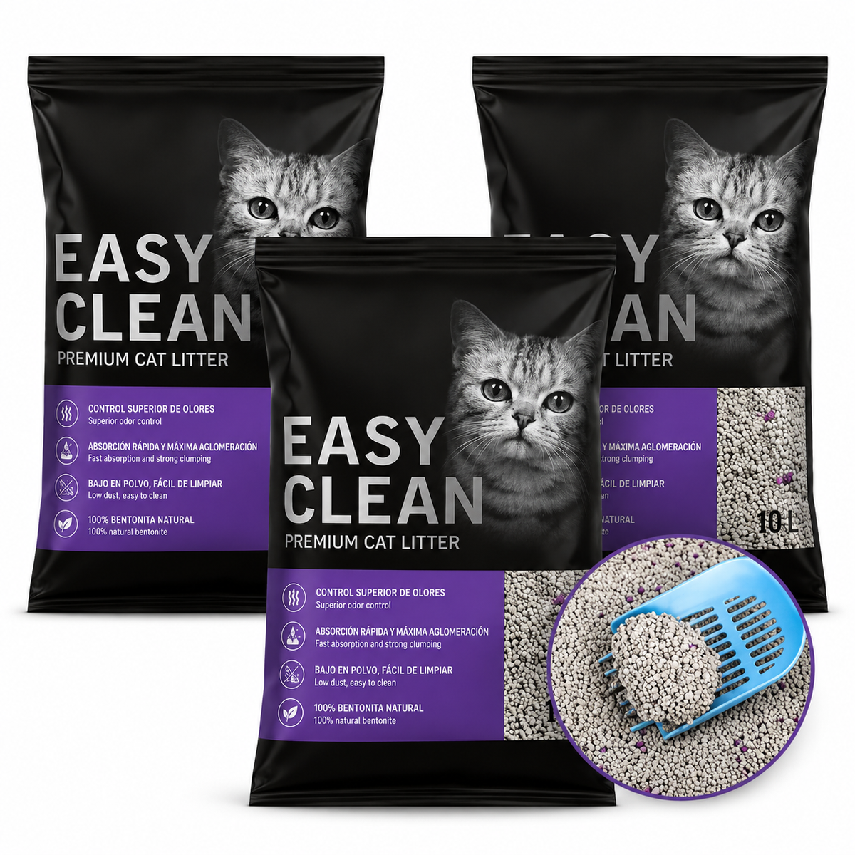 Arena Sanitaria Easy Clean - Lavanda
