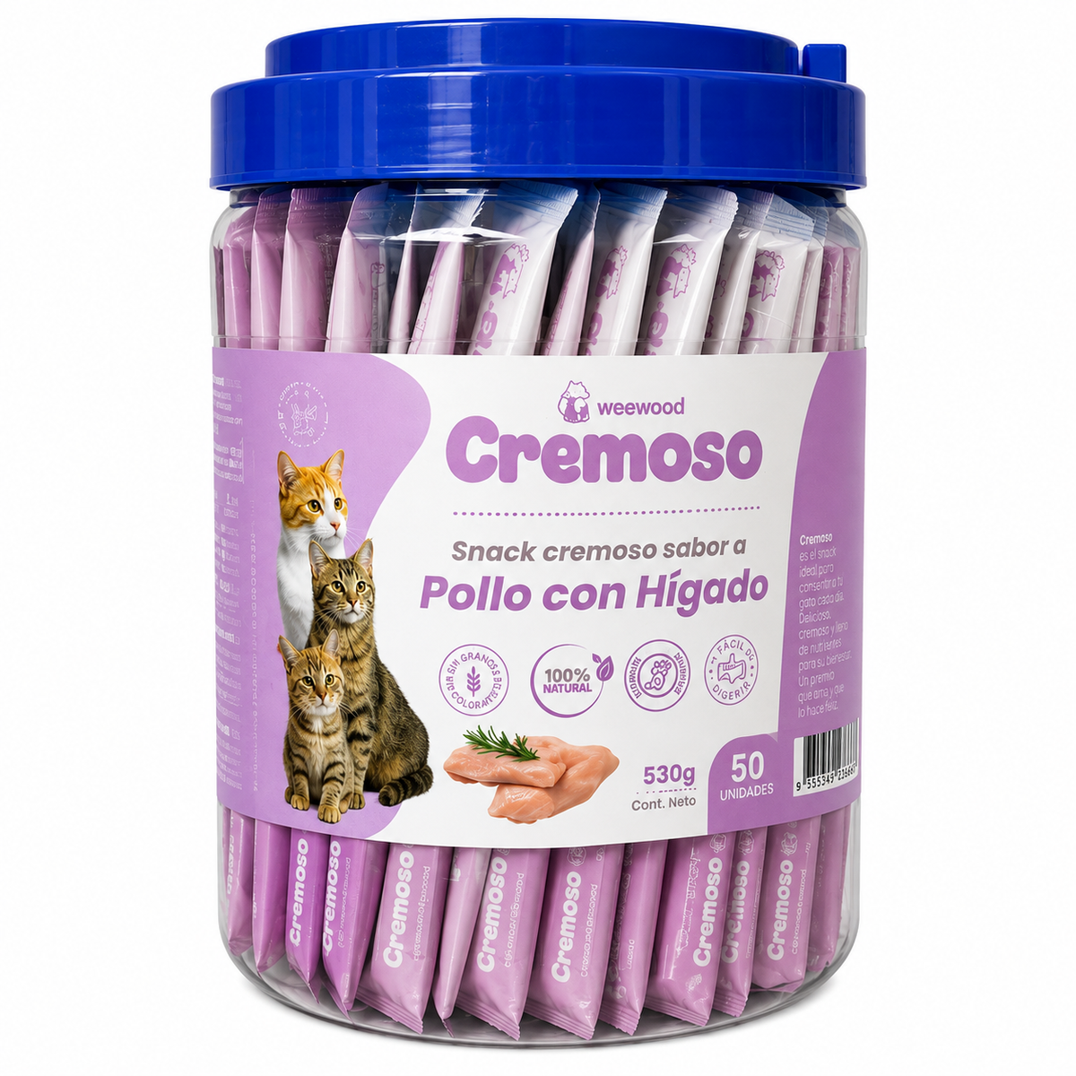 Cremoso - Sabores 50un Gatos