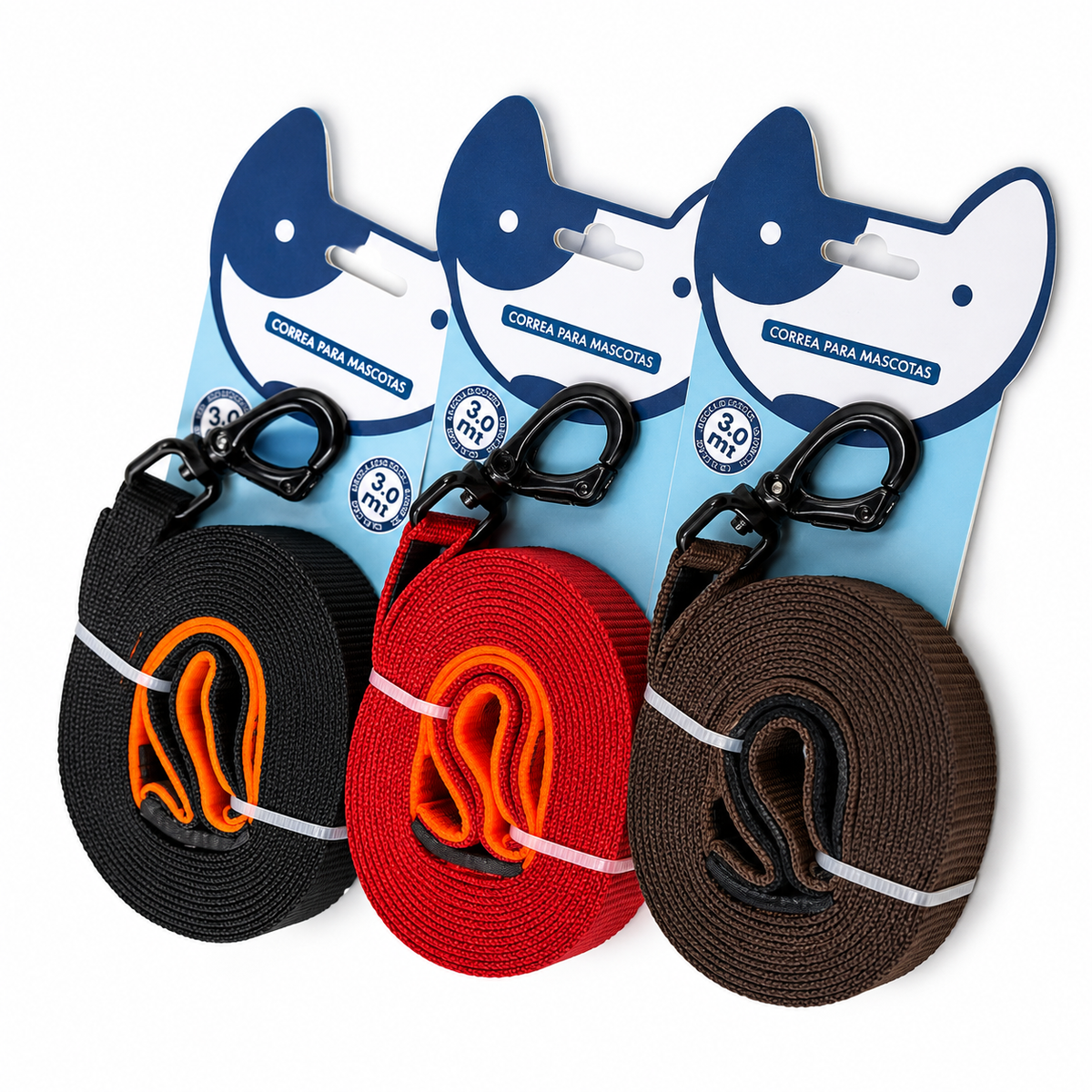 Correas de paseo con gancho resistente