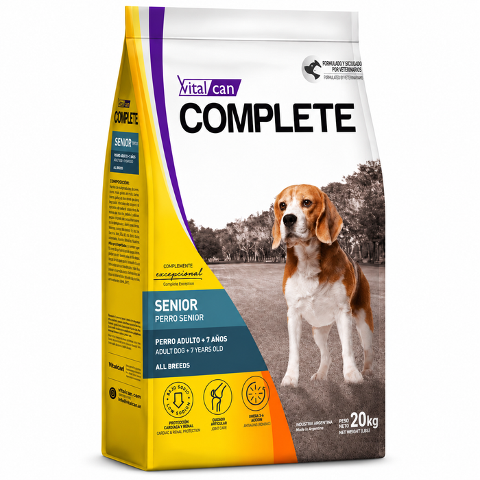 Vitalcan - Complete Perro Senior Todas Las Razas